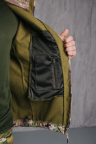 Куртка чоловіча Водонепроникна тактична Soft shell мультикам (на блискавці з капюшоном) Мультікам 3XL - зображення 3