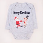 Боди Dexter’s детский из кулира merry christmas 86 см серый (131755869200)