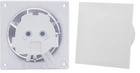 Комплект Вытяжной вентилятор AirRoxy dRim 125 S BB + Пластиковая панель AIRROXY 01-161 WHITE Mat Plexi белая матовая