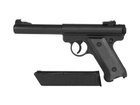 Страйкбольний пістолет Ruger MK1 Black Gas GNB [KJW] (для страйкболу) - зображення 4