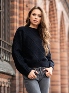 Sweter damski luźny Merribel Xmasin One Size Czarny (5907621622794) - obraz 2