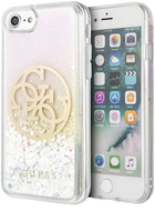 Etui Guess Liquid Glitter 4G Circle do Apple iPhone 7/8/SE 2020/SE 2022 Transparent (3700740471593)