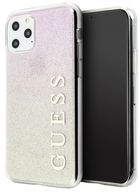 Панель Guess Glitter Gradient для Apple iPhone 11 Pro Золото-рожева (3700740471982)