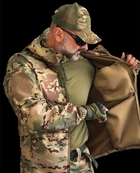 Тактичний костюм Soft Shell РУС ТАКТ мультикам 48 - зображення 10