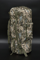 Военный баул сумка армейский рюкзак 110 литров пиксель - изображение 1