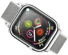 Pasek + etui Usams ZB73IW2 (US-ZB073) do Apple Watch Series 4/5/6/7/SE 40-41 mm Srebrny (6958444967462) - obraz 1
