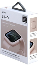 Etui Uniq Lino do Apple Watch Series 4/5/6/SE 44 mm Różowy (8886463671139) - obraz 5