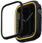 Etui Uniq Moduo do Apple Watch Series 4/5/6/7/8/SE/SE2 44-45 mm Czarny/Musztardowy (8886463680971) - obraz 1