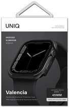 Etui Uniq Valencia do Apple Watch Series 4/5/6/7/8/SE/SE2 44-45 mm Grafitowy (8886463680049) - obraz 3