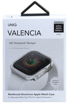 Чохол Uniq Valencia для Apple Watch Series 4/5/6/SE 40 мм Titanium Silver (8886463671153) - зображення 4