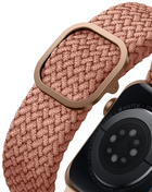 Ремінець Uniq Aspen Braided для Apple Watch Series 1/2/3/4/5/6/7/8/SE/SE2 38-41 мм Citrus Pink (8886463679470) - зображення 3