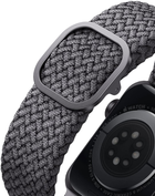 Ремінець Uniq Aspen Braided для Apple Watch Series 1/2/3/4/5/6/7/8/SE/SE2 42-45 мм Pebble Grey (8886463679494) - зображення 4