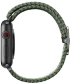 Pasek Uniq Aspen Braided do Apple Watch Series 1/2/3/4/5/6/7/8/SE/SE2 42-45 mm Zielony (8886463676400) - obraz 3