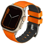 Pasek Uniq Linus Airosoft Silicone do Apple Watch Series 1/2/3/4/5/6/7/8/SE/SE2/Ultra 42-49 mm Pomarańczowy (8886463684375) - obraz 1