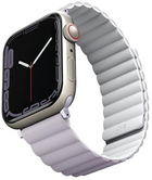 Pasek Uniq Revix Reversible Magnetic do Apple Watch Series 1/2/3/4/5/6/7/8/SE/SE2 38-41 mm Lilak-biały (8886463680780) - obraz 1