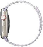 Pasek Uniq Revix Reversible Magnetic do Apple Watch Series 1/2/3/4/5/6/7/8/SE/SE2 38-41 mm Lilak-biały (8886463680780) - obraz 3