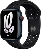 Pasek Apple Nike Sport Brand MG3V3AM/A do Apple Watch Series 1/2/3/4/5/6/7/8/SE/SE2 38-41 mm Czarny (190199898882) - obraz 1