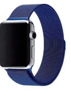 Ремінець Apple Woven Nylon Band MPW82ZM/A для Apple Watch Series 1/2/3/4/5/6/7/8/SE/SE2 42-45 мм Blue (190198378606) - зображення 1