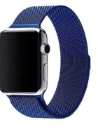 Pasek Apple Woven Nylon Band MPW82ZM/A do Apple Watch Series 1/2/3/4/5/6/7/8/SE/SE2 42-45 mm Ciemno-niebieski/Navy (190198378606) - obraz 1