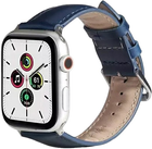 Pasek Beline Leather do Apple Watch Series 1/2/3/4/5/6/7/8/SE/SE2 38-41 mm Niebieski (5904422914363) - obraz 1