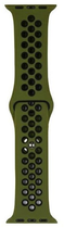 Pasek Beline Sport Silicone do Apple Watch Series 1/2/3/4/5/6/7/8/SE/SE2 38-41 mm Zielono-Czarny (5904422919870) - obraz 2