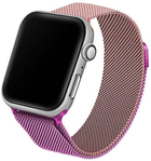 Ремінець Beline Steel для Apple Watch Series 1/2/3/4/5/6/7/8/SE/SE2/Ultra 42-49 мм Pink-Purple (5904422914226) - зображення 1