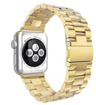 Pasek Mercury Metal do Apple Watch Series 1/2/3/4/5/6/7/8/SE/SE2 38-41 mm Złoty (8809724801335) - obraz 2