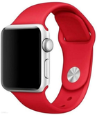 Pasek Mercury Silicon do Apple Watch Series 1/2/3/4/5/6/7/8/SE/SE2 38-41 mm Czerwony (8809724801694) - obraz 1