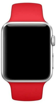 Pasek Mercury Silicon do Apple Watch Series 1/2/3/4/5/6/7/8/SE/SE2/Ultra 42-45 mm Czerwony (8809724801724) - obraz 2