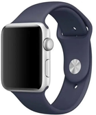 Ремінець Mercury Silicon для Apple Watch Series 1/2/3/4/5/6/7/8/SE/SE2/Ultra 42-45 мм Navy (8809724801649) - зображення 1