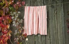 Плед-накидка Barine. Stripe Muslin kirmizi