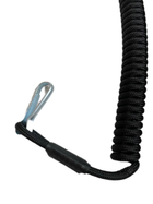 Страховой шнур (тренчик) для крепления оружия с фастексом Черный - изображение 6