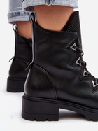 Жіночі зимові черевики низькі S.Barski HY93-52A 39 Чорні (5905677983159) - зображення 8