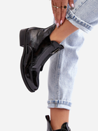 Жіночі зимові черевики низькі S.Barski HY75-120 40 Чорні (5905677982800) - зображення 5