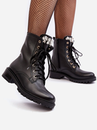 Жіночі зимові черевики високі Zazoo 1757 37 Чорні (5905677982183) - зображення 7