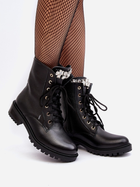 Жіночі зимові черевики високі Zazoo 1757 39 Чорні (5905677982206) - зображення 5