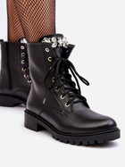 Жіночі зимові черевики високі Zazoo 1757 39 Чорні (5905677982206) - зображення 6