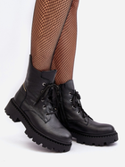 Жіночі зимові черевики високі Zazoo 949P 38 Чорні (5905677981902) - зображення 5