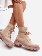Жіночі зимові черевики низькі Gordts 37 Бежеві (5905677980691) - зображення 4