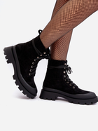 Жіночі зимові черевики низькі Gordts 37 Чорні (5905677980578) - зображення 3