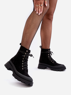 Жіночі зимові черевики низькі Gordts 37 Чорні (5905677980578) - зображення 4