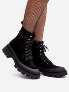 Жіночі зимові черевики низькі Gordts 37 Чорні (5905677980578) - зображення 5