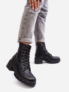 Жіночі зимові черевики високі Vinceza Evrarda 38 Чорні (5905677956856) - зображення 9