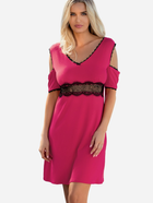 Нічна сорочка жіноча DKaren Slip Rikki XL Рожева (5903251373716) - зображення 1