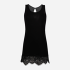Нічна сорочка жіноча DKaren Slip Taylor 2XL Чорна (5903251377141) - зображення 3