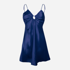 Нічна сорочка жіноча DKaren Slip Kamaria S Темно-синя (5903251468696) - зображення 3
