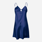 Нічна сорочка жіноча DKaren Slip Kamaria XL Темно-синя (5903251468726) - зображення 4