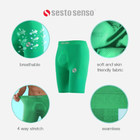 Spodnie legginsy termiczne męskie Sesto Senso CL42 S/M Zielone (5904280038577) - obraz 5