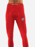 Spodnie legginsy termiczne męskie Sesto Senso CL42 L/XL Czerwone (5904280038706) - obraz 1