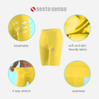 Spodnie legginsy termiczne męskie Sesto Senso CL42 S/M Żółte (5904280038751) - obraz 5